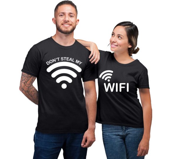 Steal WIFI Couple T-Shirts