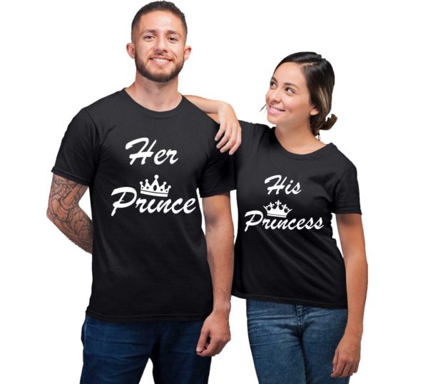 Prince Princess Couple T-Shirts