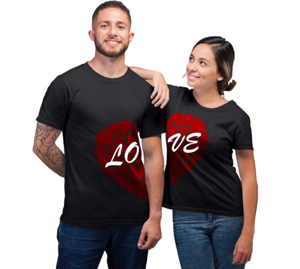 Heart Couple T-Shirts