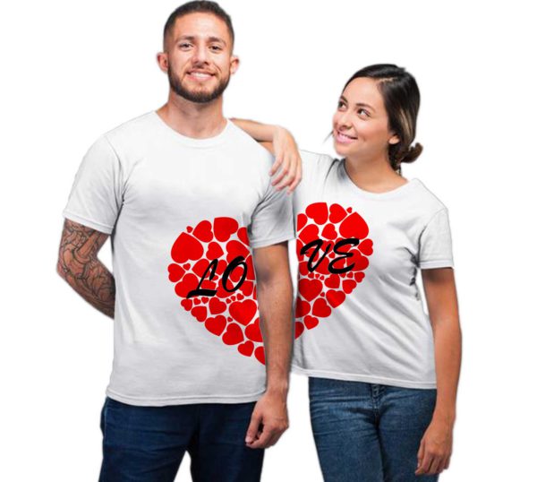 Heart Couple T-Shirts