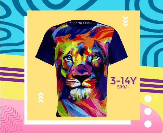 B1.3 Kids Lion T Shirts