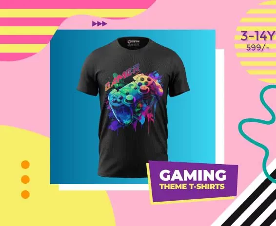 B1.4 Boys Gaming T Shirts