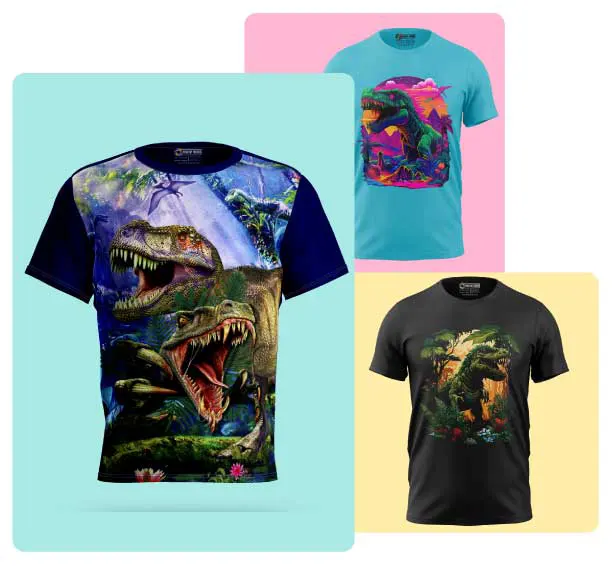 B3.1 Kids Dinosaur T Shirts