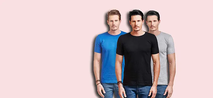 Men-Plain-T-Shirts